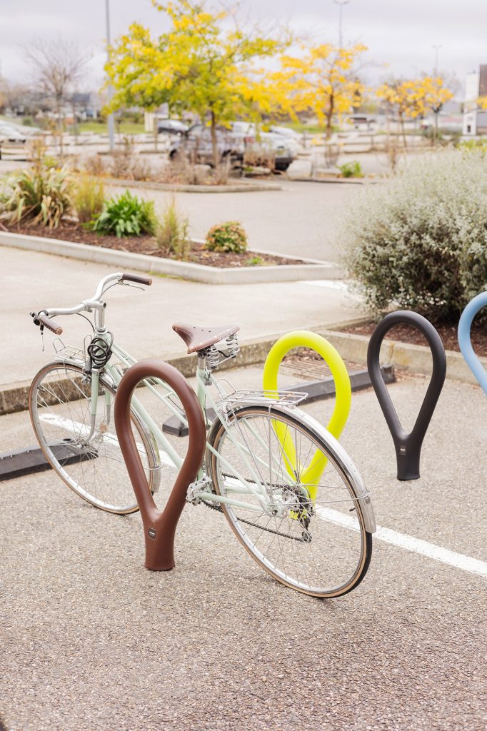 Bicycle parking with Durbanis bike racks, a design awarded with Euipo Design Europe